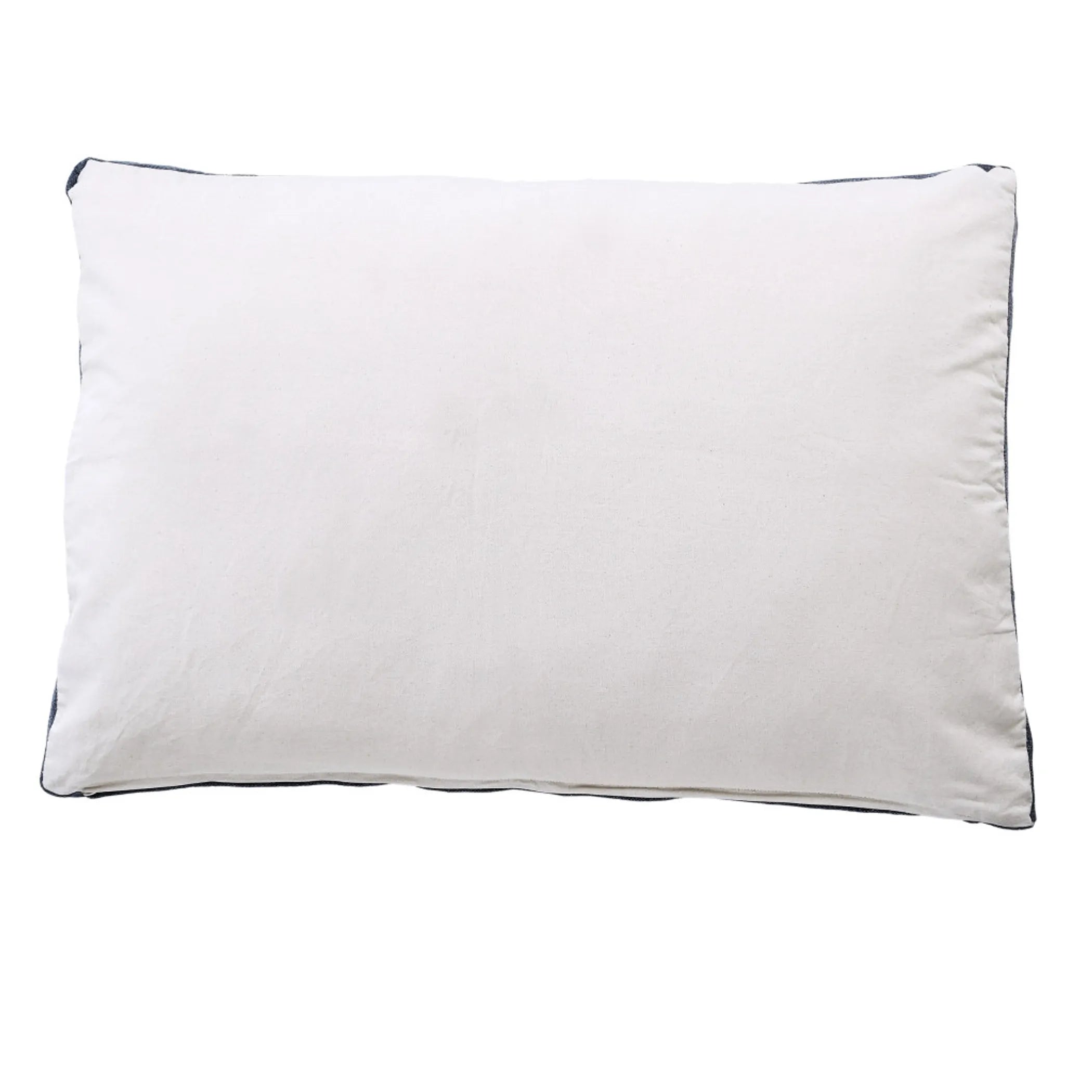 24" X 36" Stonewashed Blue Pillow Style Pet Bed With Removable Cover